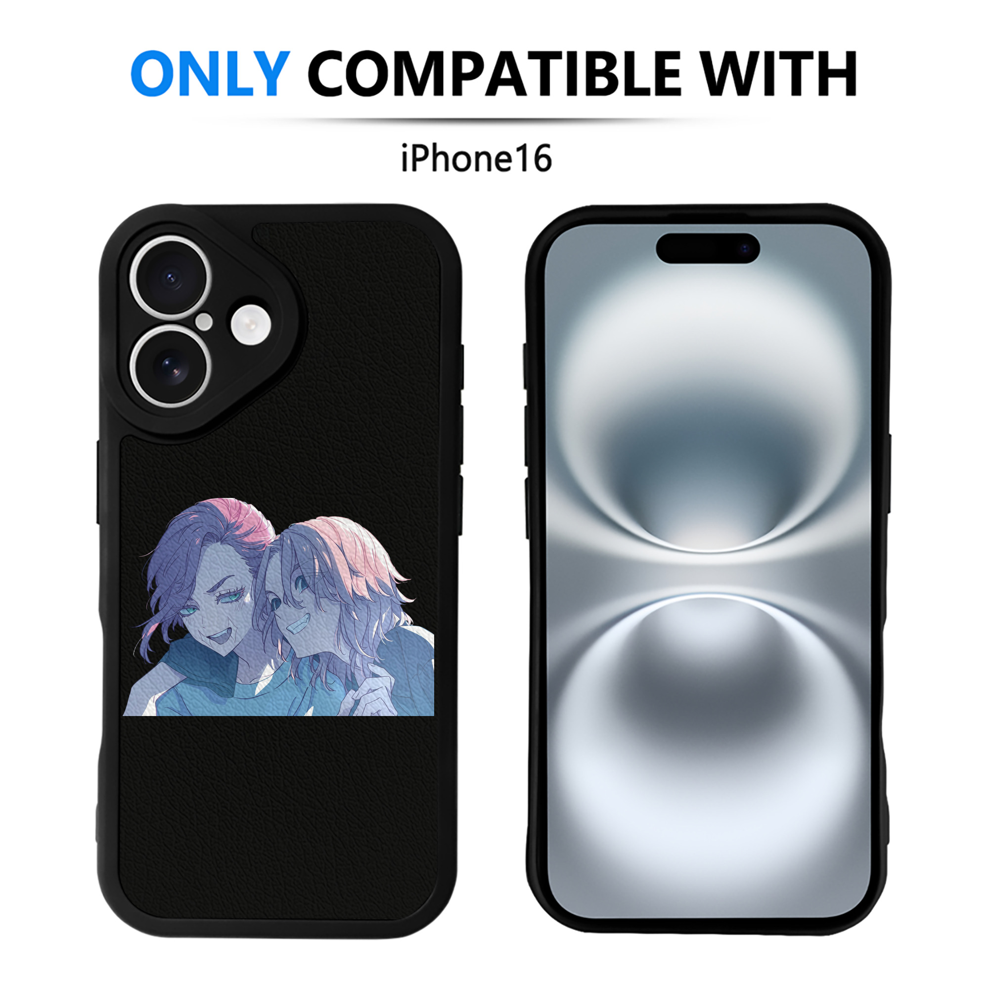 （画像用） 東京リベンジャーズ Tokyo Revengers 【iPhone 16シリーズ対応】シリコンスマホケース（レザー調） 材質：シリコン